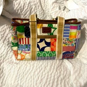 Coach Hampton Patchwork tote